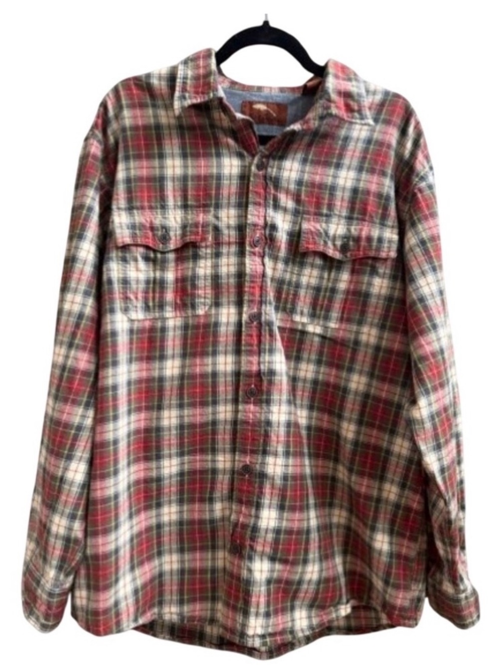 BOB TIMBERLAKE Plaid Flannel‎ Button Front Shirt Jacket Grunge | Men's L